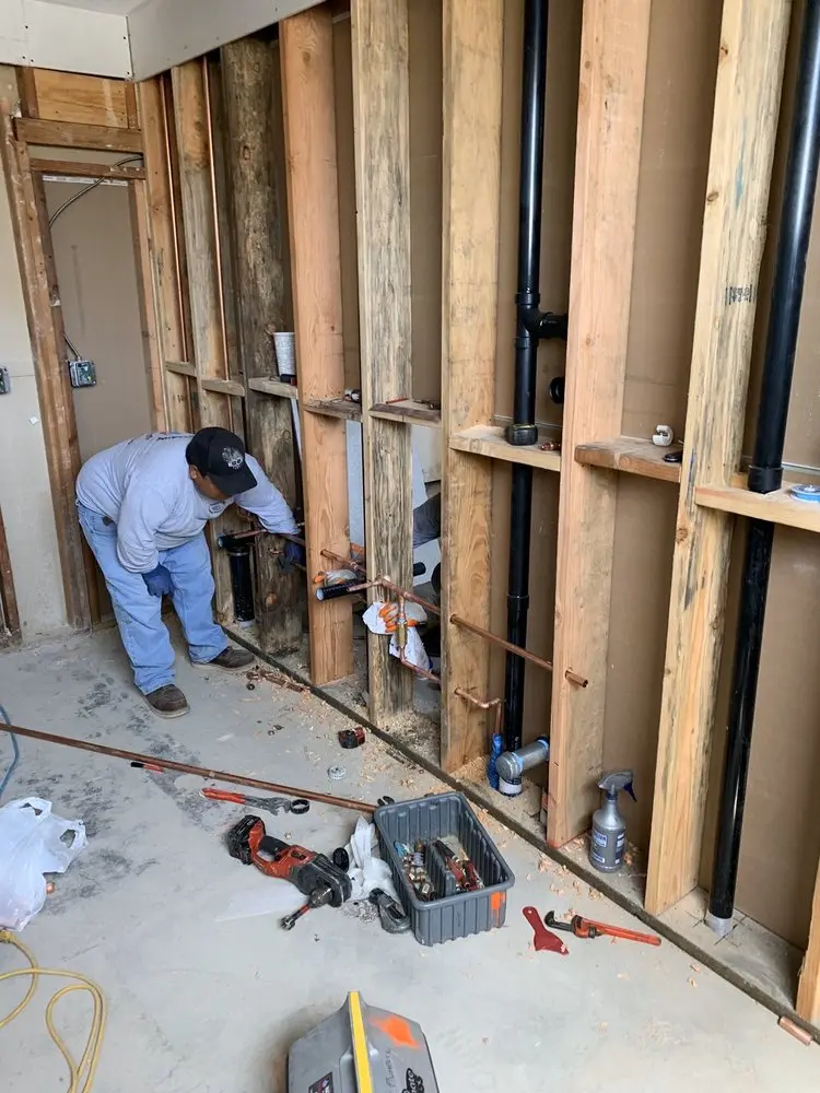 Commercial rough-in plumbing for Trenchless Sewer Repair in Woodmere